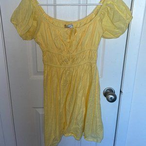 Faithfull the Brand Yellow Mini Dress
